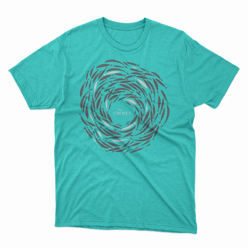 Camiseta Baby Look Contra a Corrente | Teal | The Chosen M