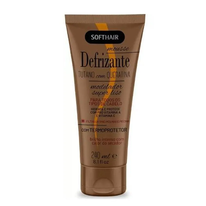 Kit 12 Defrizante Tutano Com Queratina Soft Hair 240 Ml
