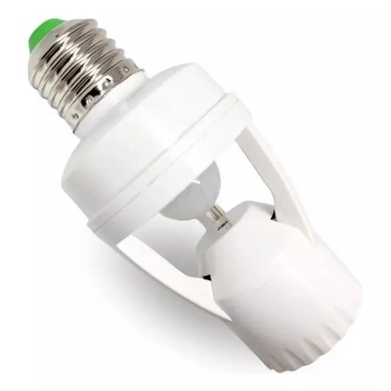 Sensor De Presença C/ Fotocélula - Iluminação Automática E27