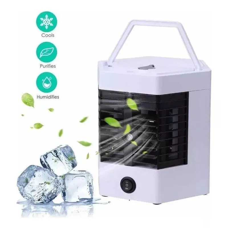 Ar Cond. Frescor Gelado: Arctic Air Ultra-pro Usb 110v/220v 10w Branco 17cmx17cm