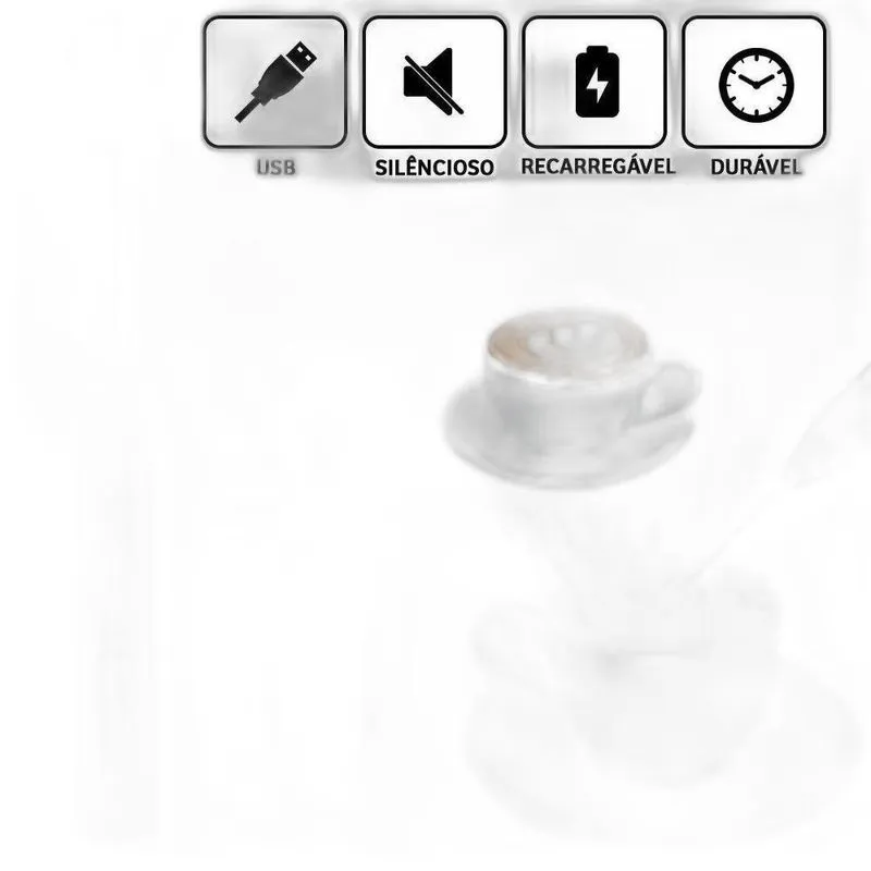 Mini Mixer Portátil: Batedor Para Suco E Massa