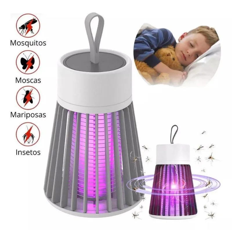 Iluminação E Proteção: Luminária Mata Mosquito Armadilha