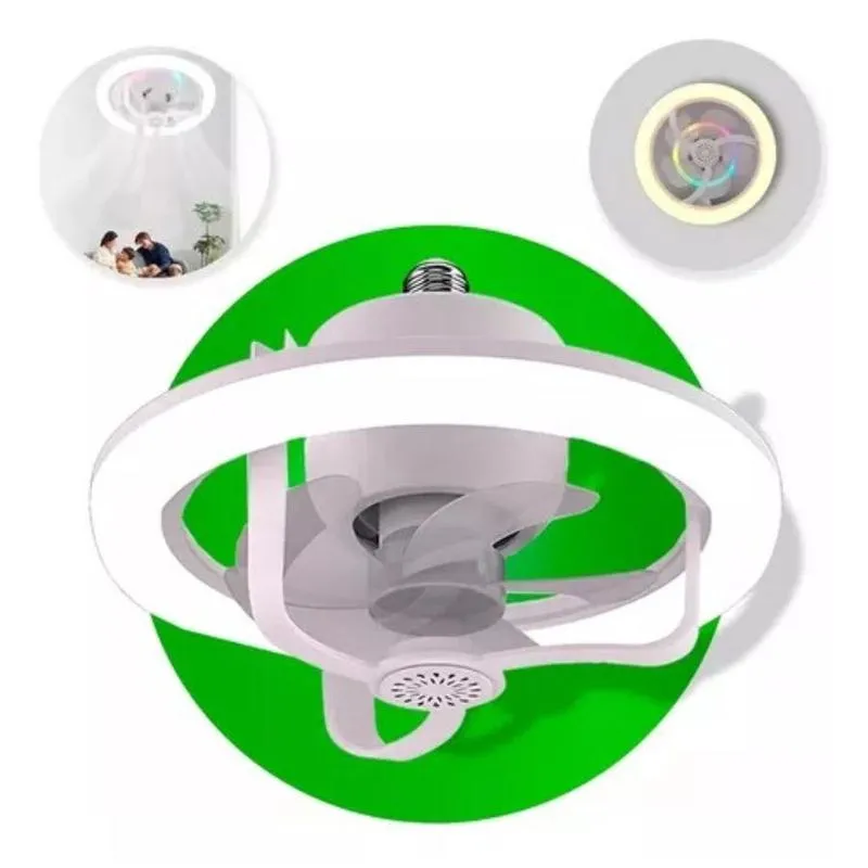 Ilumine Seu Espaço Eficiência: Ventilador Teto 50W E Luz