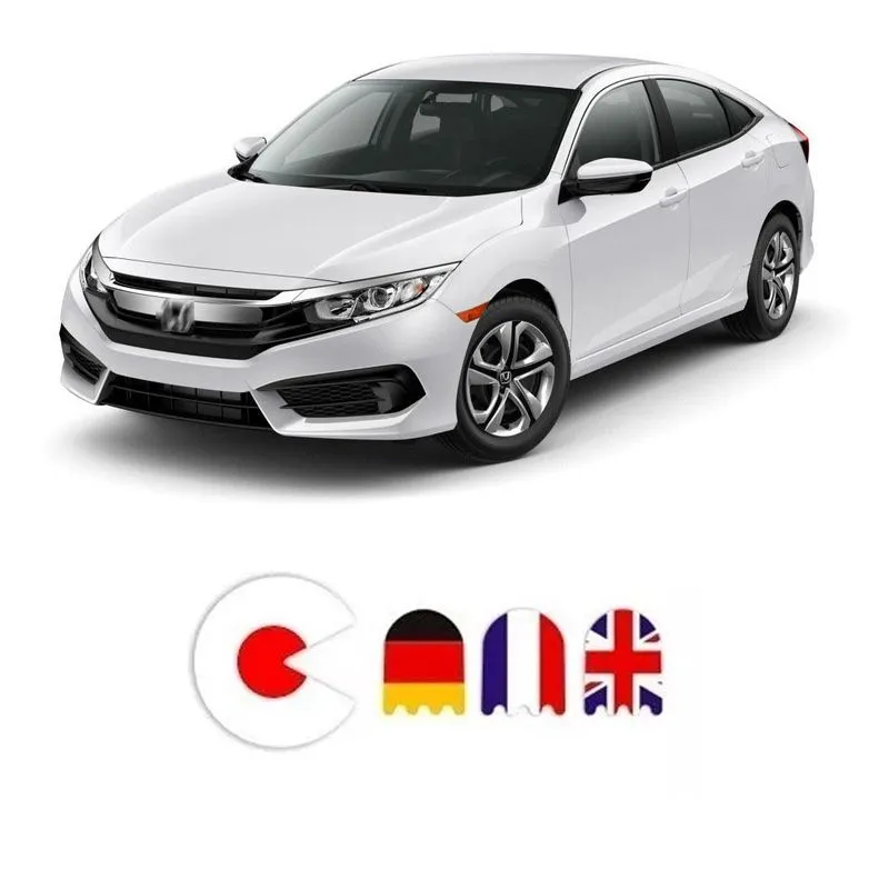 Emblema Pacman Japão Honda Civic Si City Fit Hrv Wrv