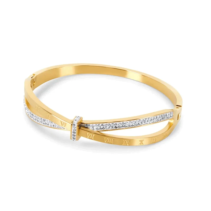 Bracelete Pure Romano Zircônia Lenogue 18cm