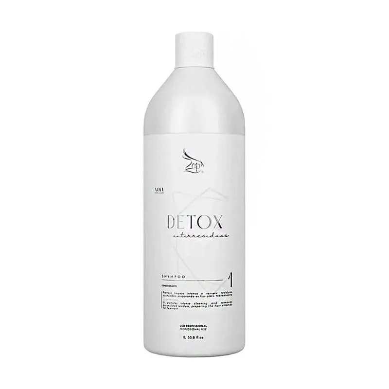 Shampoo Anti Resíduos Detox Zap Limpeza Intensa 1l