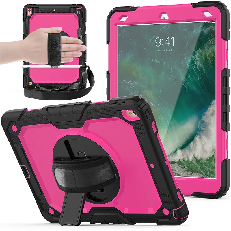 Suporte Para Alça De Mão Ipad Air 3/pro 10,5 Polegadas Rosa-vermelho