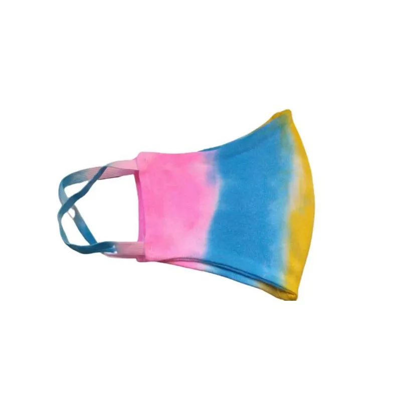 Kit 10 Mascaras Tie-dye Vertical 100% Algodão