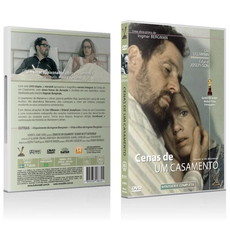 Dvd Duplo - Cenas De Um Casamento - Ingmar Bergman