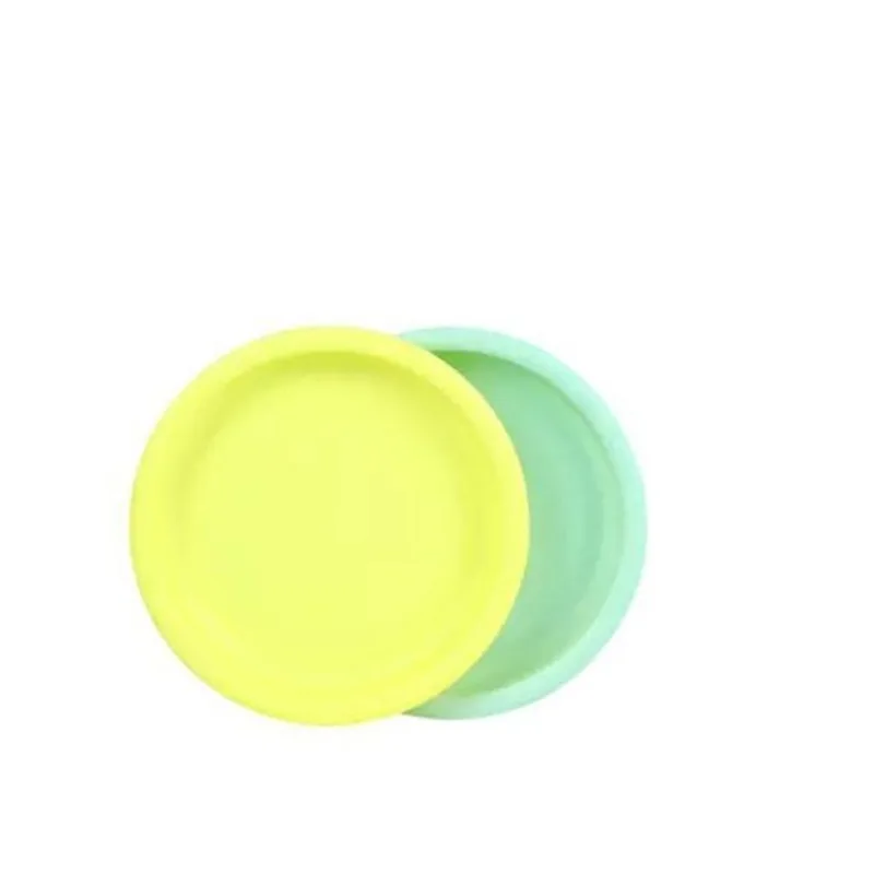 Conjunto Com 6 Pratos Plástico Multicolorido