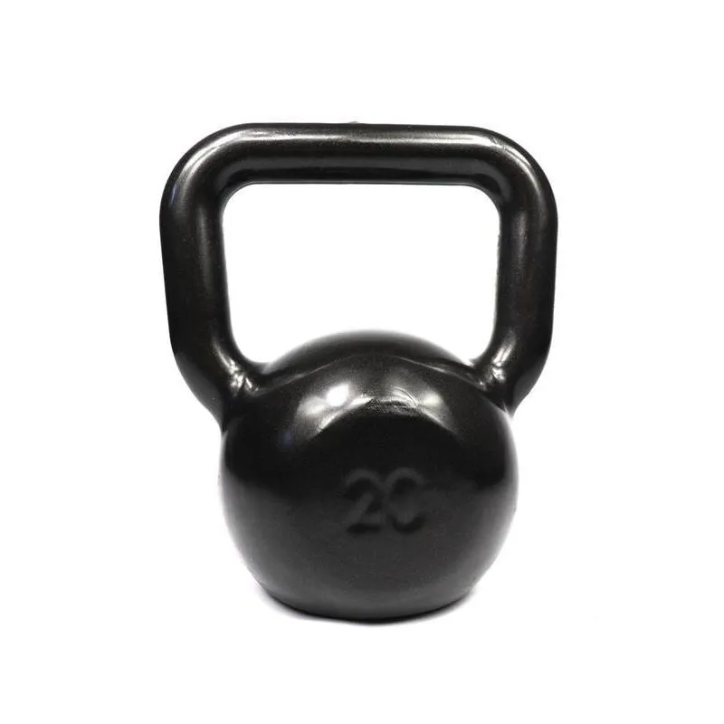 Kettlebell Emborrachado 20kg Para Treino Funcional Academia