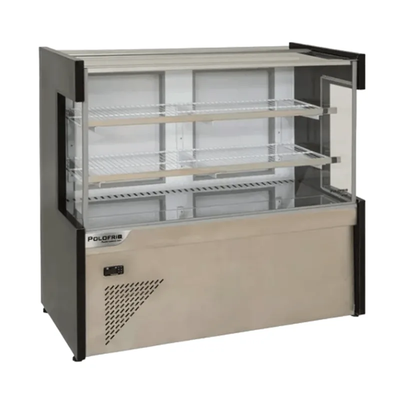 Balcão Refrigerado New Premium– Vidro Reto Placa Fria Iluminação Interna - Polofrio 110v Polo Frio