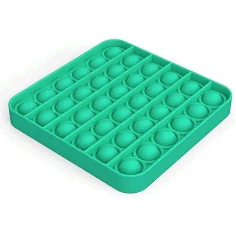Brinquedo Pop It Fura Bolha Quadrado Toyng Verde