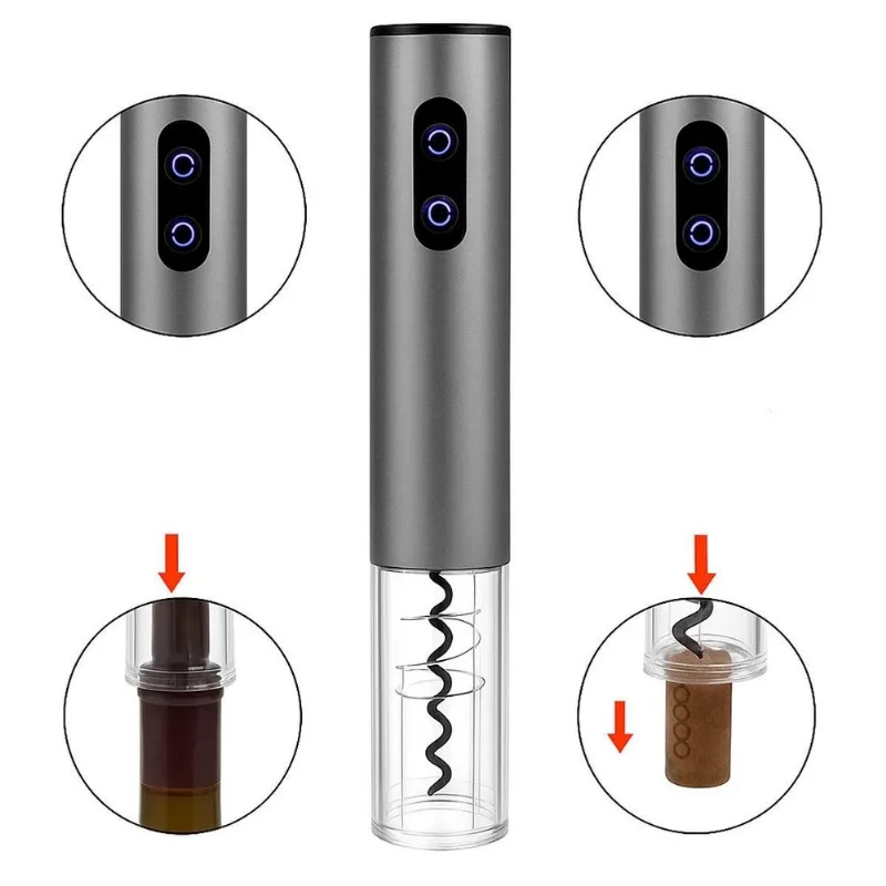 Abridor De Vinho Elétrico Automático Para Garrafas