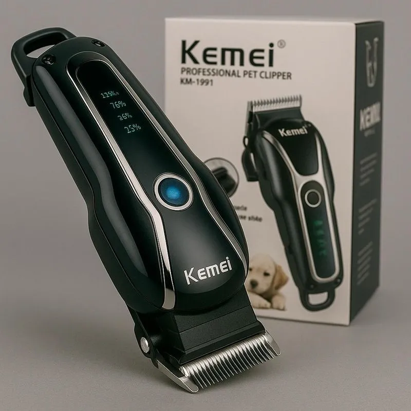 Kemei Pet Digital Compacta E Recarregável