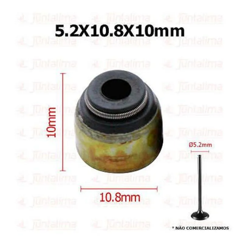 Kit Retentores De Haste Da Valvulas Santa Fe 2.7 16v 741004