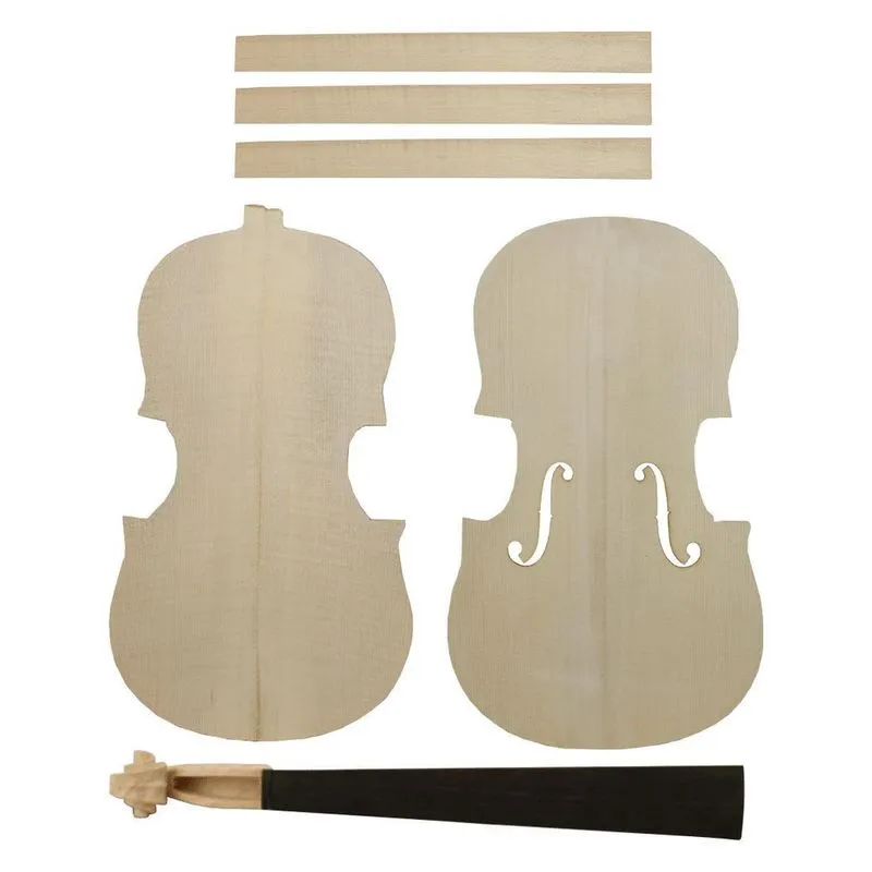 Kit Viola Maciço 42 - Madeira Maciça - Ébano - 3 Faixas