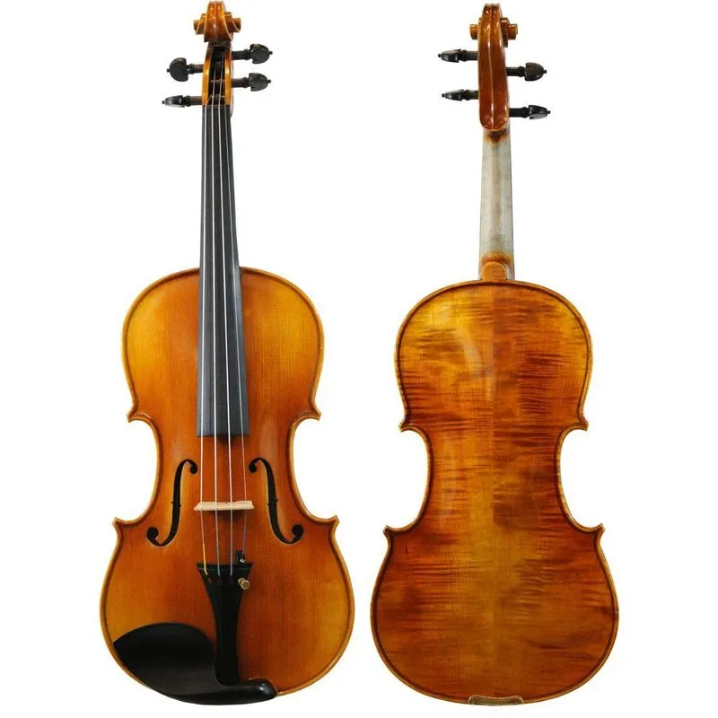 Violino Stradivarius 4/4 Mão Fundo Bipartido - Ébano