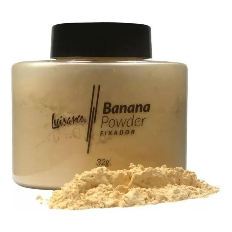 Po Banana Powder Fixador Translucido Facial Luisance 32g
