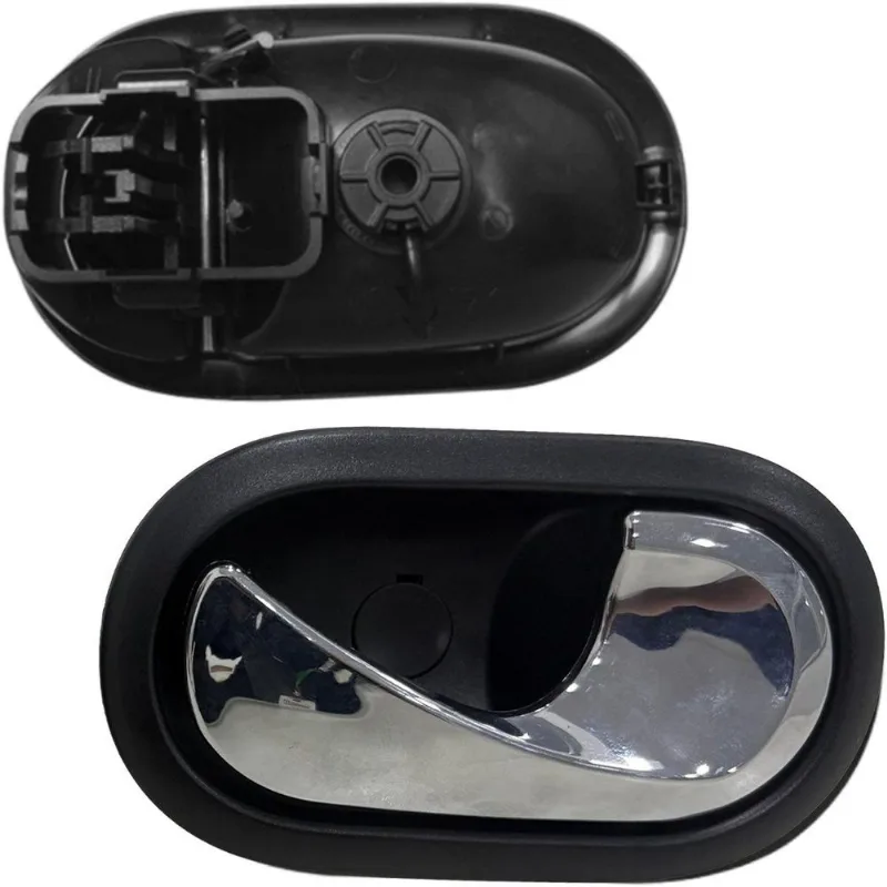 Maçaneta Interna da Porta Base Preta Puxador Cromada Direita Renault Master GII após 13 Kangoo GII após 24 Kangoo Advanced GII após 24 Exceto Kangoo Maçaneta Int De Abertura da Porta
