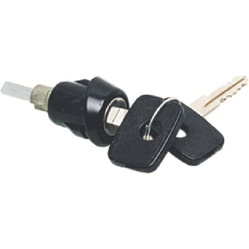 Cilindro da Tampa do Porta Malas Preta Com Chave Perfil Convencional Gm Monza Hatch GI 82 a 88 Monza Sedan GI 83 a 96 Cilindro do Porta Malas Com Chave