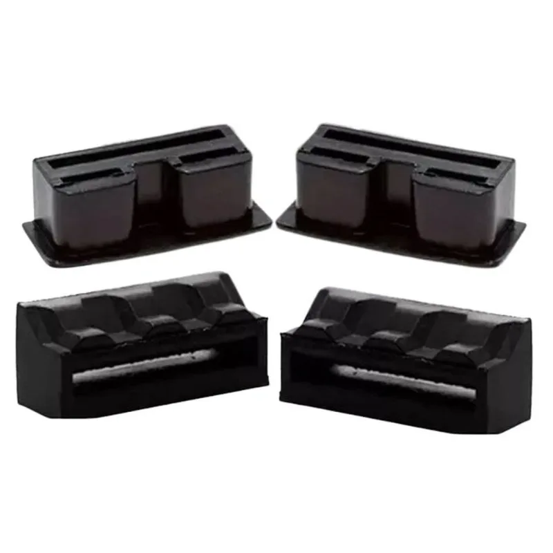 Kit Batente da Tampa da Caçamba 4 Pçs GM Montana 03 a 22 Batente