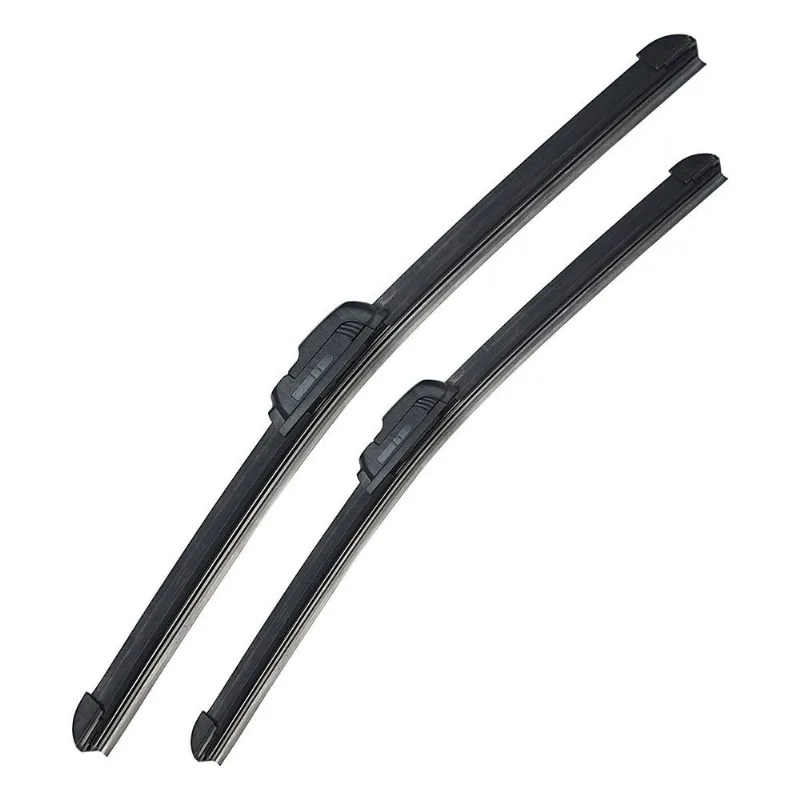 Par de Palhetas Micro Dianteira Aeroflat Convencional 26 22 Polegadas Braço Gancho Longo 8mm Adaptador E3 Palheta aeroflat