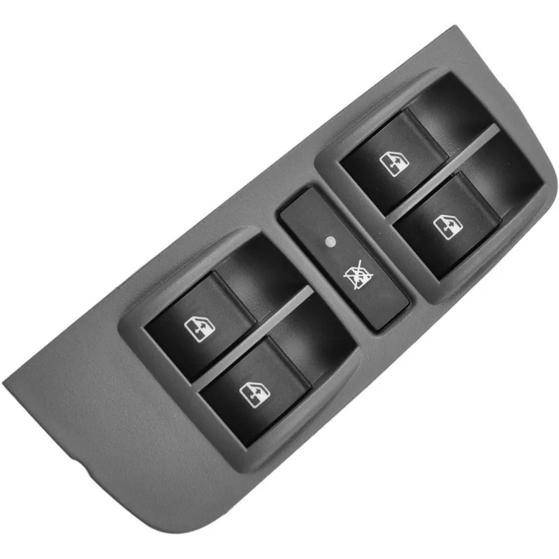 Tecla acionadora vidro Elétrico C moldura C Bloqueio pta diant esq Fiat Grand Siena após 12 Palio GII após 11 Tecla Aciona Vidro Elétrico