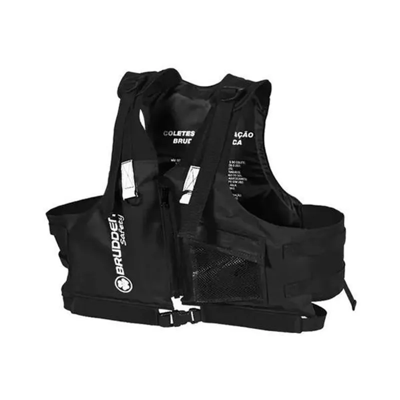 Colete Salva Vidas Brudden Safety Caiaque Confort Preto M