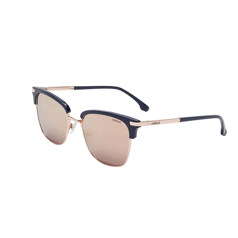 Óculos De Sol Colcci C0107 Rose Gold Lente Espelhada Rose