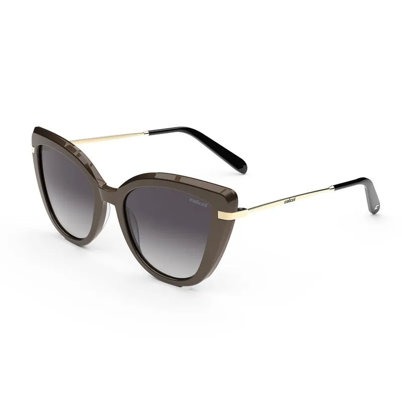 Óculos Solar Colcci Manu C0168ff933 Marrom Brilho Lente Cinza Degradê