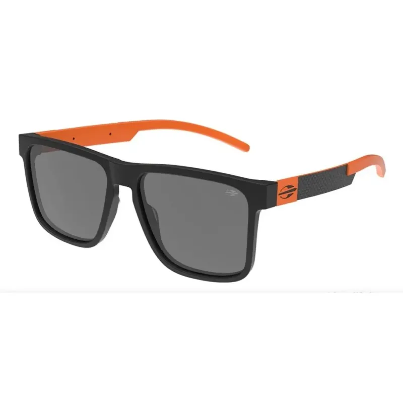 Óculos de Sol Mormaii Boston M0139 Preto Fosco com Laranja