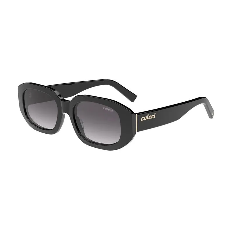 Óculos Solar Colcci Suri C0234a0233 Preto Brilho Lente Cinza Degradê