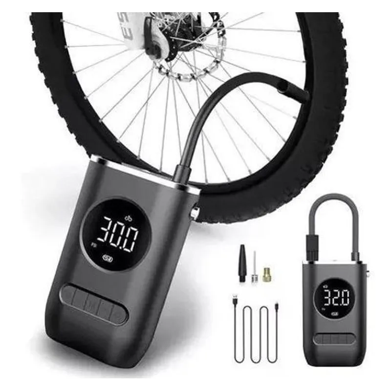 Mini Compressor De Ar Portátil: Desempenho Carro E Bicicleta
