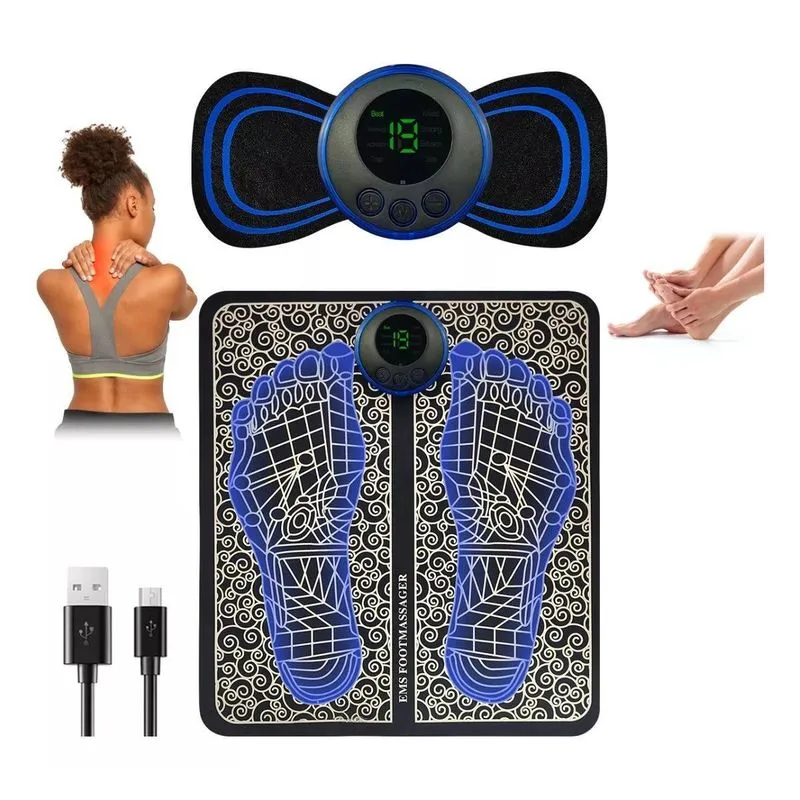Acalme-se: Kit Tapete E Mini Massageador Borboleta Ems Dor