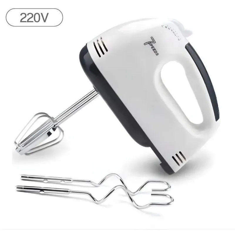 Batedeira Elétrica Portátil 7 Velocidades 260w Branco 220v