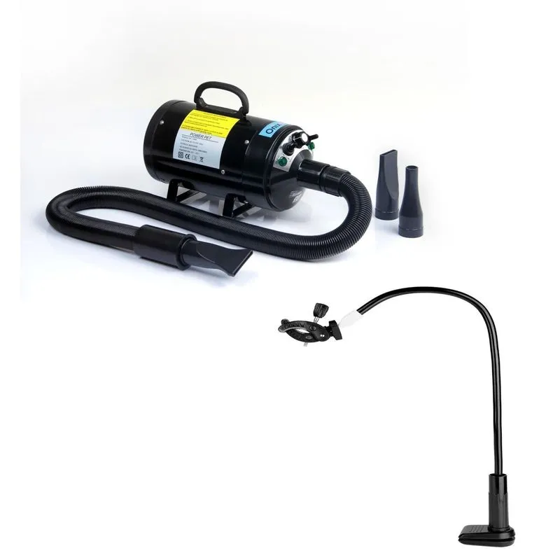 Secador E Soprador 220v E 2400w Com Suporte De Mangueira Pet