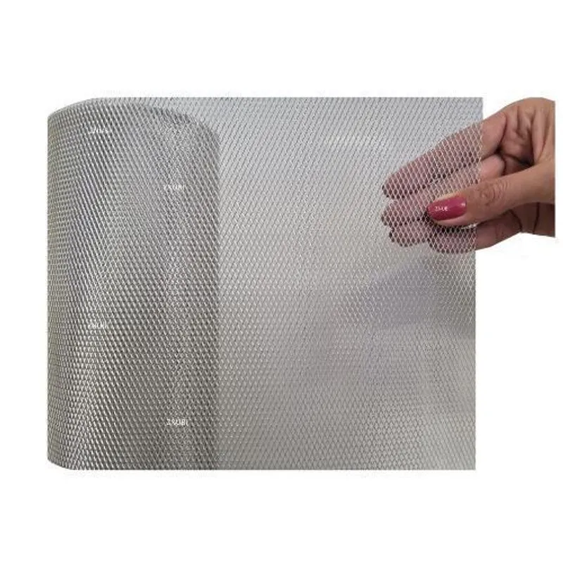 Tela Anti Insetos 10cm X 100cm Alumínio Expandido Para Ralos