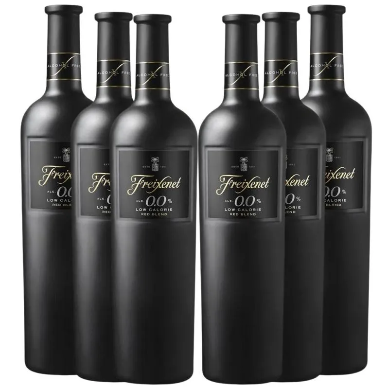 Kit 6 Vinho Sem Álcool Freixenet Tinto 0,0% - 750ml Alemanha