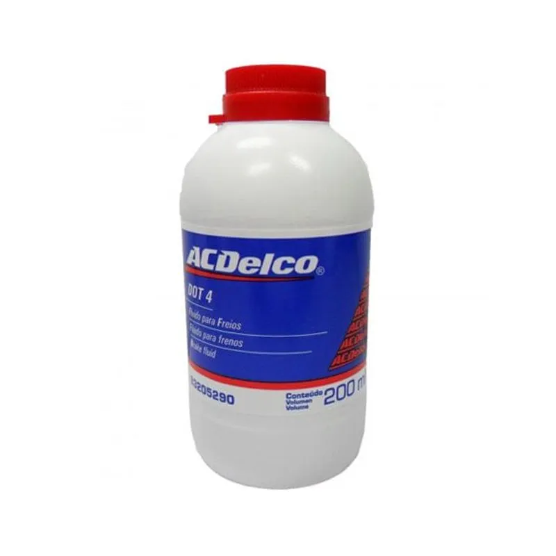 FLUIDO FREIO ACDELCO DOT 4 200ML
