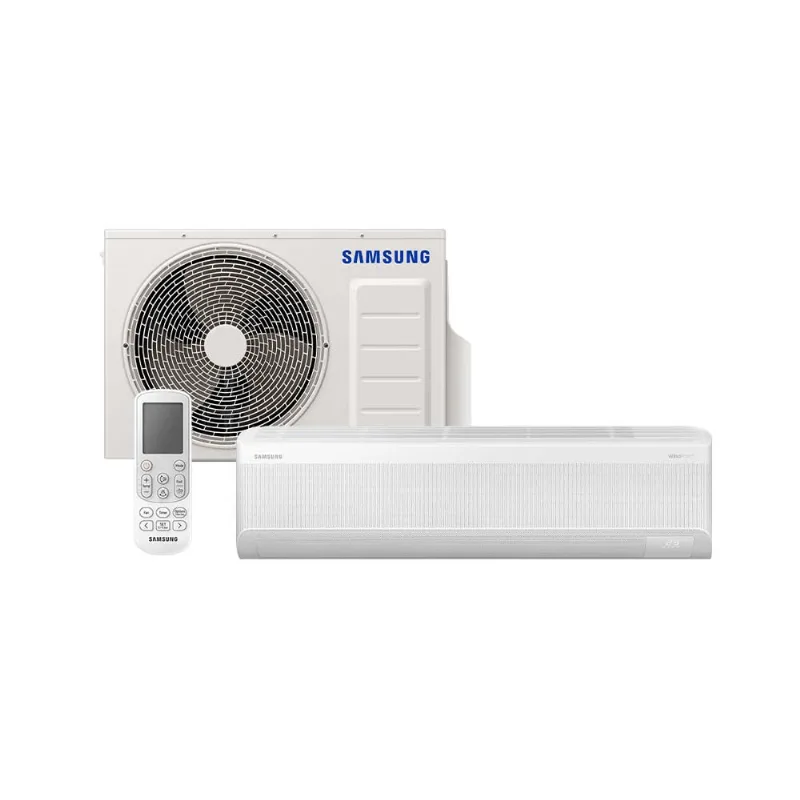 Ar-condicionado Split Samsung Inverter WindFree Connect AI 24.000 BTUs Frio Sem Vento AR24DYFAAWKNAZ 220V