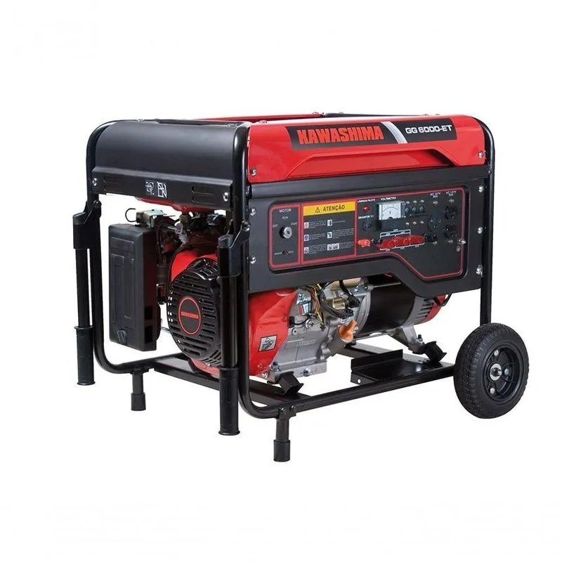 Gerador Gasolina Gg6000-et220 6,0kw Trifase 220 110v