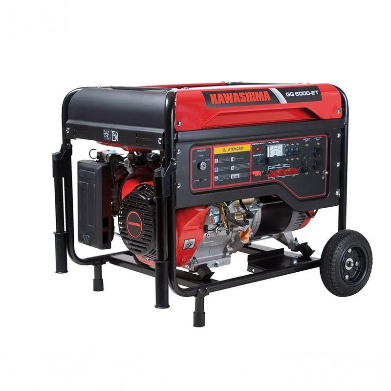Gerador Gasolina Gg6000-et380 6,0kw Trifase 380 220v