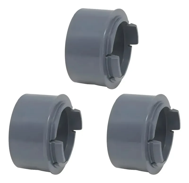 Kit C/16 Un Adaptador Cinza Escuro 1/2 E 3/4 Cinza