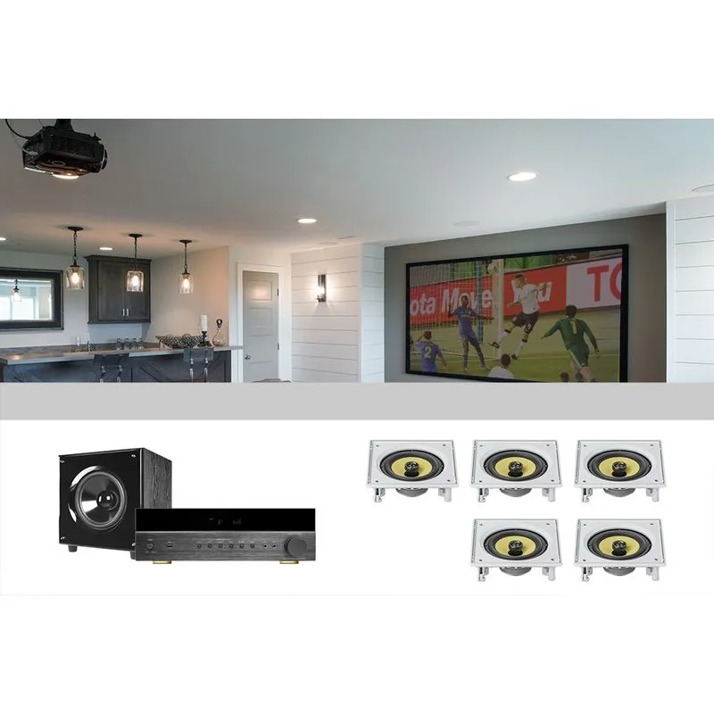 Kit Home Theater Profissional 5.1
