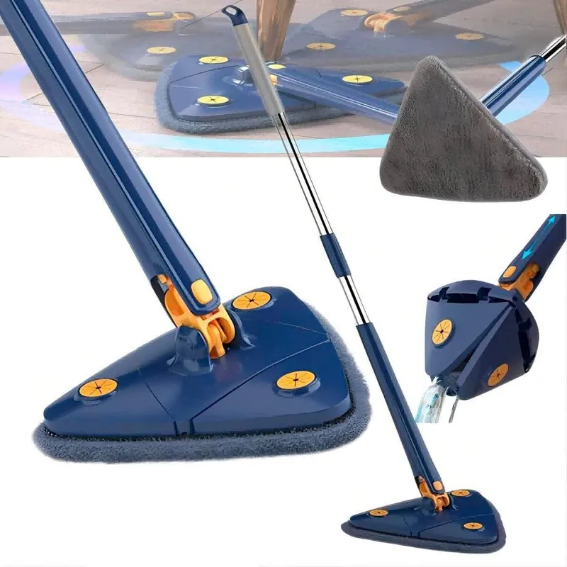 Mop Triangular Perfect Para Limpeza De Chão Azulejo E Vidro