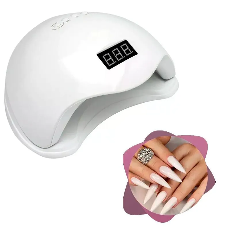 Uv Led Gel Mini Unha Cor 110v/220v Bivolt Secador