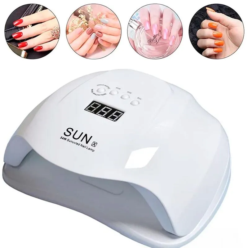 Uv Led Gel Mini Unha Cor 110v/220v Bivolt Secador