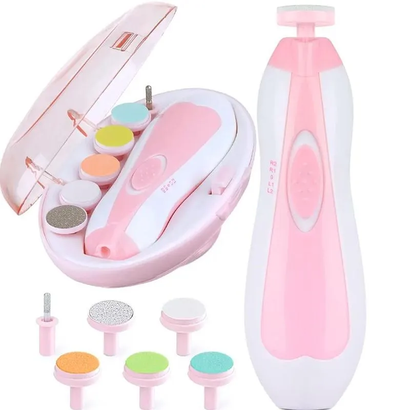 Lixa Elétrica Infantil Com Cores E 6 Refis