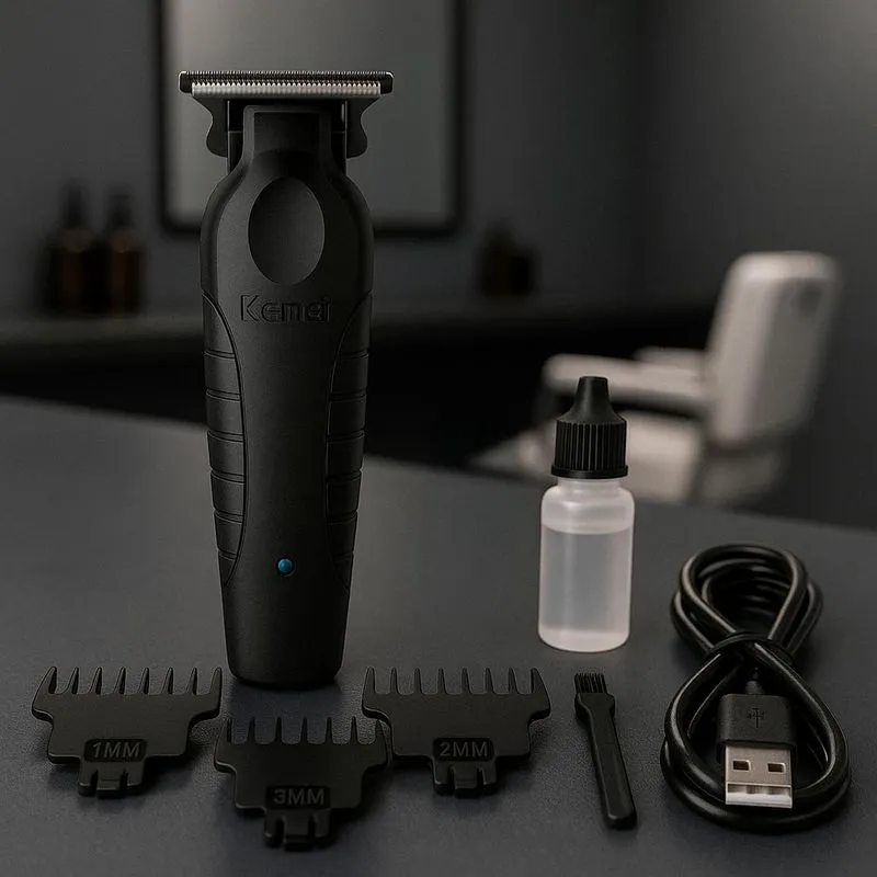 Maquina Kemei Perfeita Para Acabamento Profissional